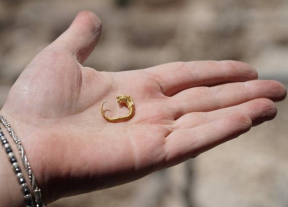 Серьга которой 2000 лет найдена в Израиле